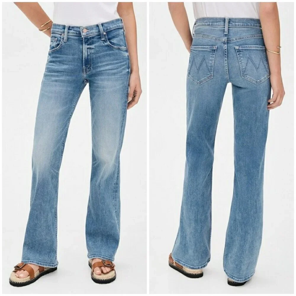 💕MOTHER💕 The Bookie Sneak Jeans ~ Eye Of The Tiger 29 NWOT - Picture 3 of 16